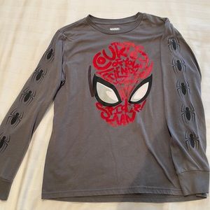 Spider-Man boys long sleeve tee sz boys LG